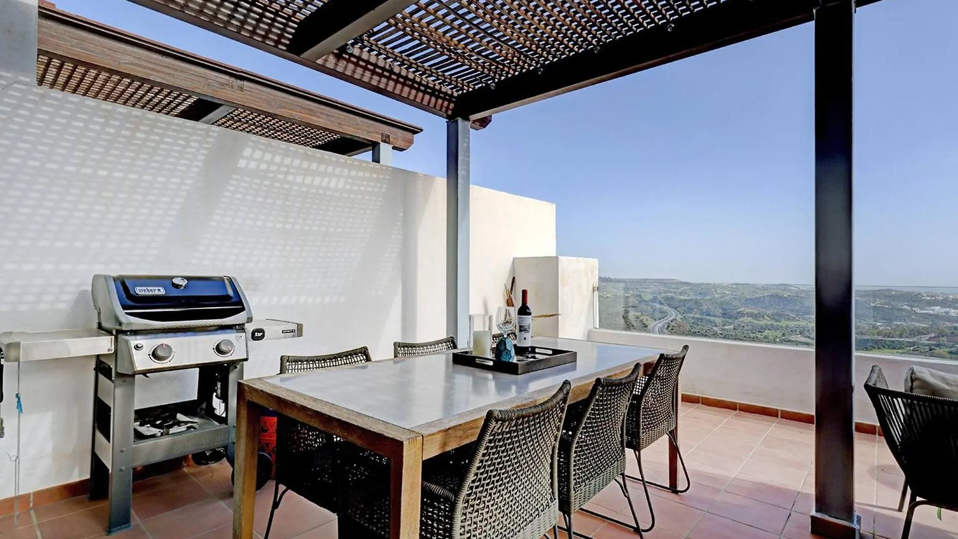 Apartmán 102 Stylish 2 Bed Duplex Penthouse Sea Views & Hot Tub La Cala De Mijas