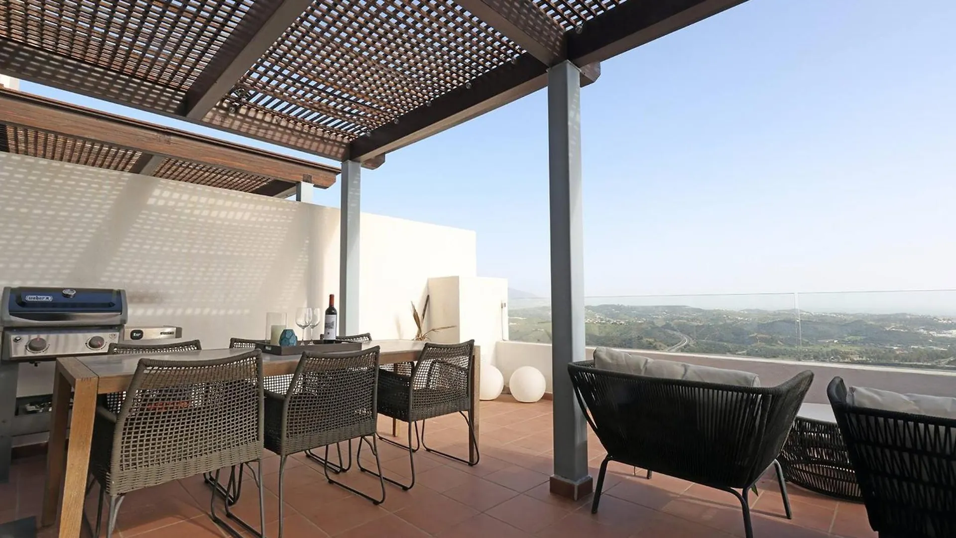 102 Stylish 2 Bed Duplex Penthouse Sea Views & Hot Tub Apartment La Cala De Mijas Spain